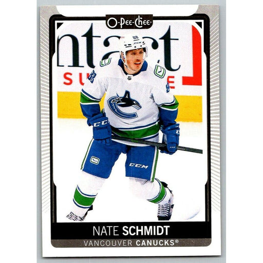 2021-22 O-Pee-Chee (Upper Deck OPC) Nate Schmidt Vancouver Canucks #337 - Collectible Craze America