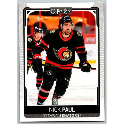 2021-22 O-Pee-Chee (Upper Deck OPC) Nick Paul Ottawa Senators #369 - Collectible Craze America