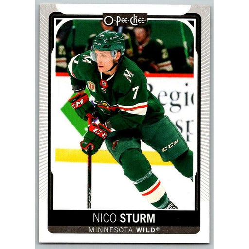 2021-22 O-Pee-Chee (Upper Deck OPC) Nico Sturm Minnesota Wild #157 - Collectible Craze America