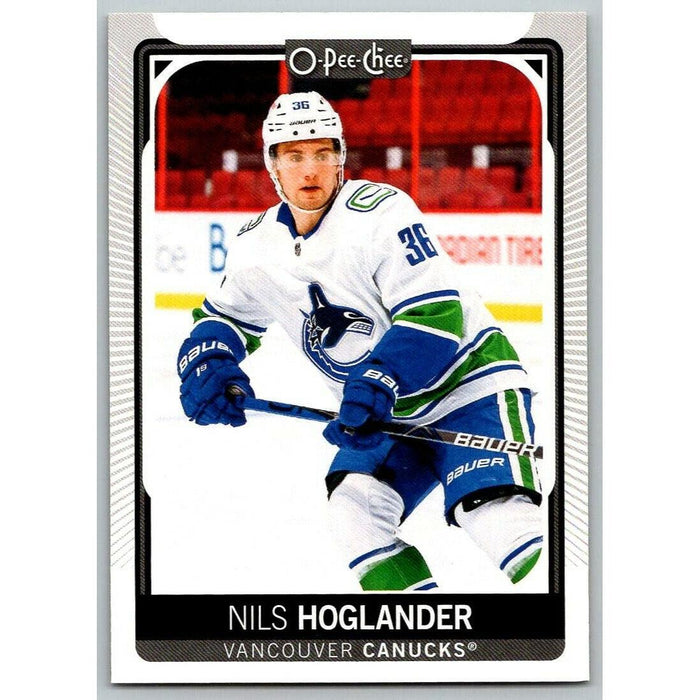 2021-22 O-Pee-Chee (Upper Deck OPC) Nils Hoglander Vancouver Canucks #75 - Collectible Craze America