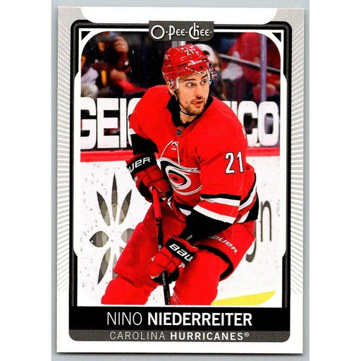 2021-22 O-Pee-Chee (Upper Deck OPC) Nino Niederreiter Carolina Hurricanes #274 - Collectible Craze America