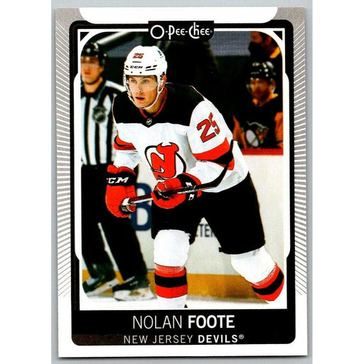 2021-22 O-Pee-Chee (Upper Deck OPC) Nolan Foote New Jersey Devils #368 - Collectible Craze America