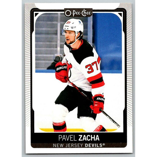 2021-22 O-Pee-Chee (Upper Deck OPC) Pavel Zacha New Jersey Devils #242 - Collectible Craze America