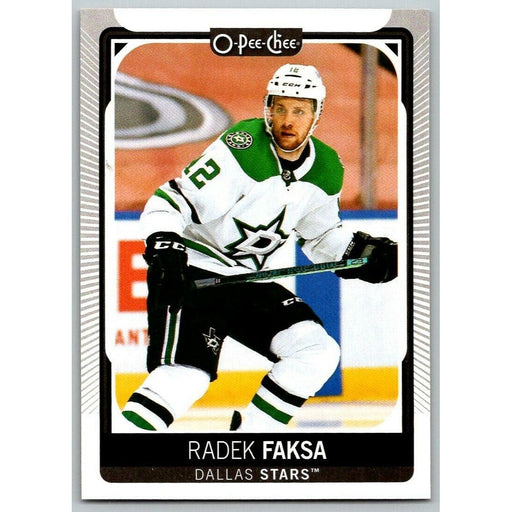 2021-22 O-Pee-Chee (Upper Deck OPC) Radek Faksa Dallas Stars #163 - Collectible Craze America