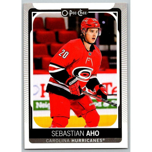 2021-22 O-Pee-Chee (Upper Deck OPC) Sebastian Aho Carolina Hurricanes #12 - Collectible Craze America