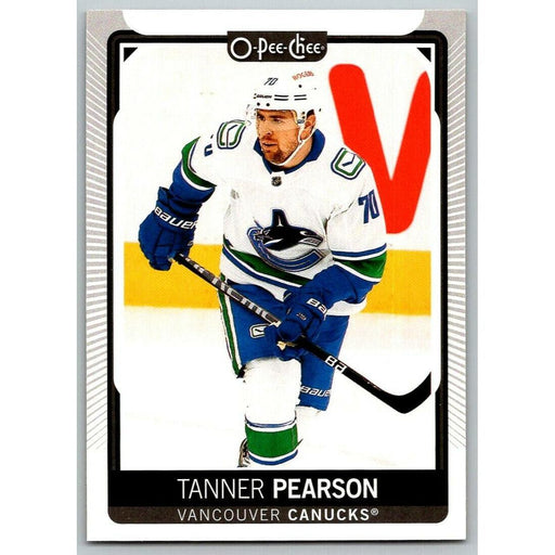 2021-22 O-Pee-Chee (Upper Deck OPC) Tanner Pearson Vancouver Canucks #448 - Collectible Craze America