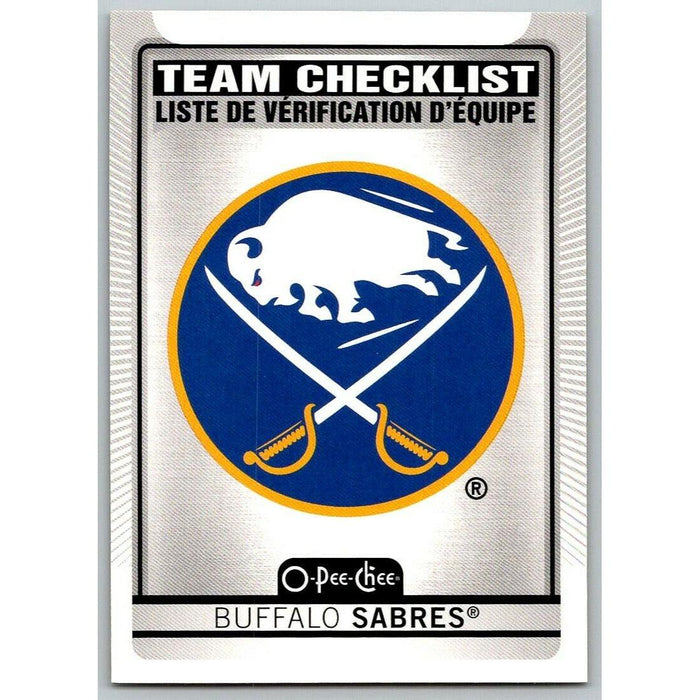 2021-22 O-Pee-Chee (Upper Deck OPC) Team Checklist Buffalo Sabres #554 - Collectible Craze America