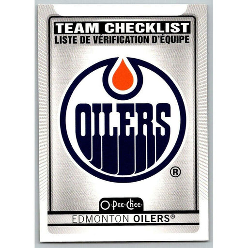 2021-22 O-Pee-Chee (Upper Deck OPC) Team Checklist Edmonton Oilers #562 - Collectible Craze America