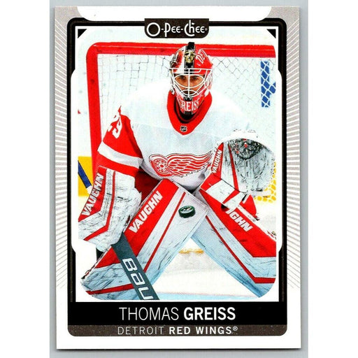 2021-22 O-Pee-Chee (Upper Deck OPC) Thomas Greiss Detroit Red Wings #202 - Collectible Craze America