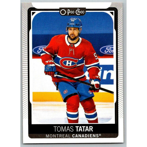 2021-22 O-Pee-Chee (Upper Deck OPC) Tomas Tatar Montreal Canadiens #158 - Collectible Craze America