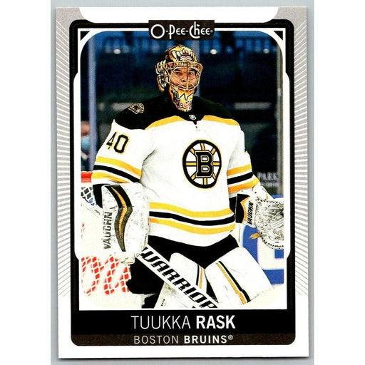 2021-22 O-Pee-Chee (Upper Deck OPC) Tuukka Rask Boston Bruins #86 - Collectible Craze America