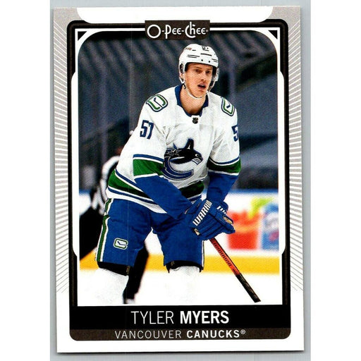 2021-22 O-Pee-Chee (Upper Deck OPC) Tyler Myers Vancouver Canucks #416 - Collectible Craze America