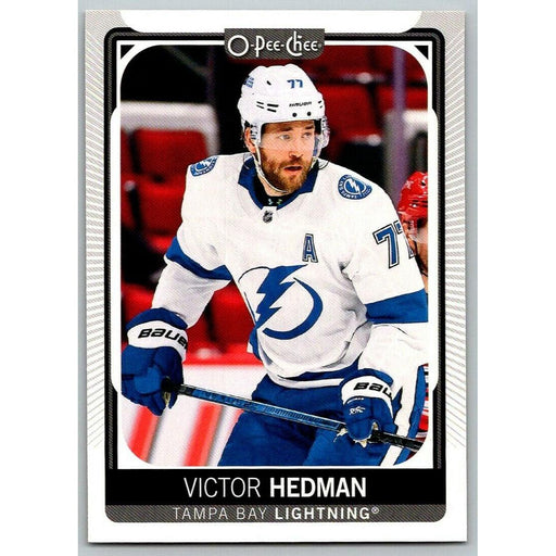 2021-22 O-Pee-Chee (Upper Deck OPC) Victor Hedman Tampa Bay Lightning #29 - Collectible Craze America