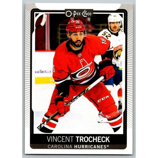 2021-22 O-Pee-Chee (Upper Deck OPC) Vincent Trocheck Carolina Hurricanes #143 - Collectible Craze America