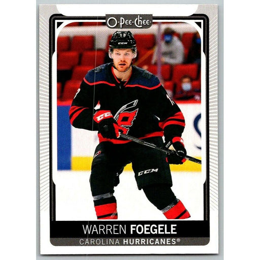 2021-22 O-Pee-Chee (Upper Deck OPC) Warren Foegele Carolina Hurricanes #469 - Collectible Craze America