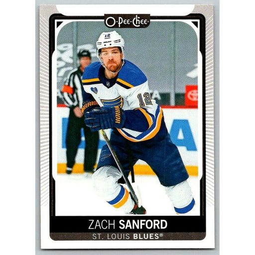 2021-22 O-Pee-Chee (Upper Deck OPC) Zach Sanford St. Louis Blues #277 - Collectible Craze America