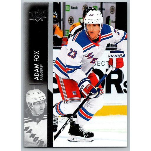 2021-22 UD Hockey Series 1 Adam Fox New York Rangers #120 - Collectible Craze America