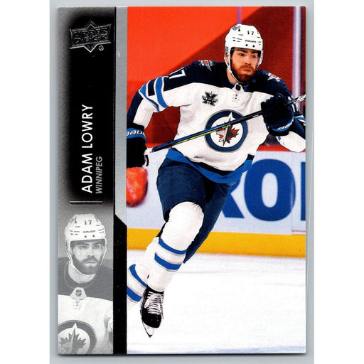 2021-22 UD Hockey Series 1 Adam Lowry Winnipeg Jets #195 - Collectible Craze America