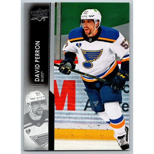 2021-22 UD Hockey Series 1 David Perron St. Louis Blues #156 - Collectible Craze America