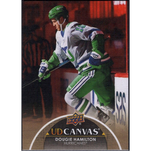 2021-22 UD Hockey Series 1 Dougie Hamilton Carolina Hurricanes #166 UD Canvas - Collectible Craze America