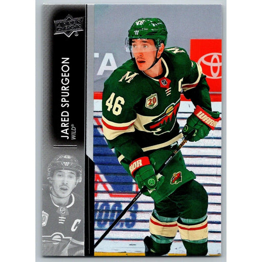 2021-22 UD Hockey Series 1 Jared Spurgeon Minnesota Wild #92 - Collectible Craze America