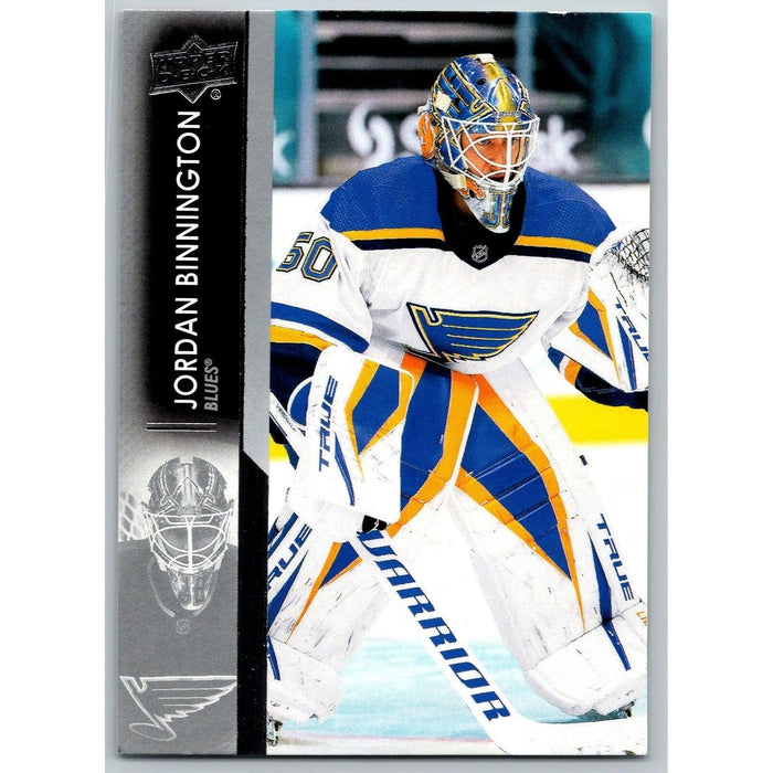 2021-22 UD Hockey Series 1 Jordan Binnington St. Louis Blues #153 - Collectible Craze America