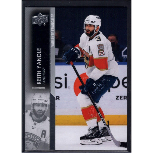 2021-22 UD Hockey Series 1 Keith Yandle Florida Panthers #81 French Variant - Collectible Craze America