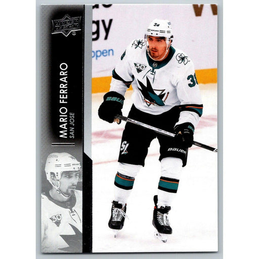 2021-22 UD Hockey Series 1 Mario Ferraro San Jose Sharks #148 - Collectible Craze America