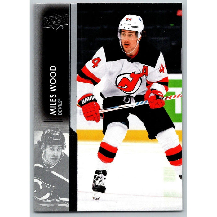 2021-22 UD Hockey Series 1 Miles Wood New Jersey Devils #112 - Collectible Craze America