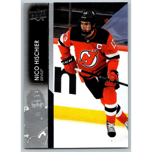 2021-22 UD Hockey Series 1 Nico Hischier New Jersey Devils #109 - Collectible Craze America