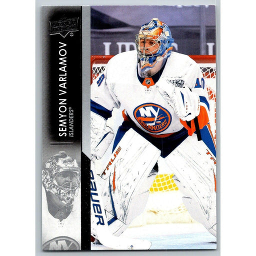 2021-22 UD Hockey Series 1 Semyon Varlamov New York Islanders #119 - Collectible Craze America