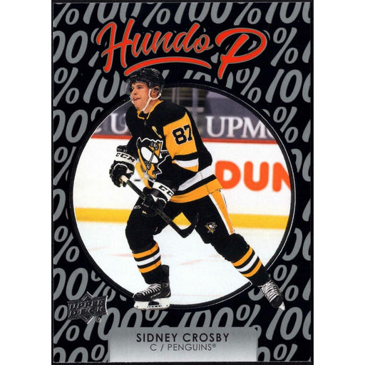 2021-22 UD Hockey Series 1 Sidney Crosby Pittsburgh Penguins #HP-9 Hundo P - Collectible Craze America