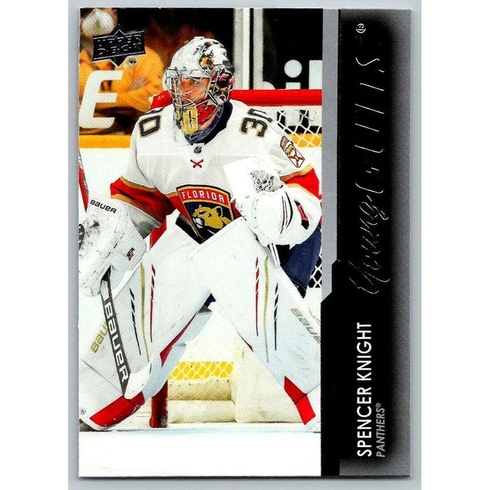 2021-22 UD Hockey Series 1 Spencer Knight RC Florida Panthers #223 Young Guns - Collectible Craze America