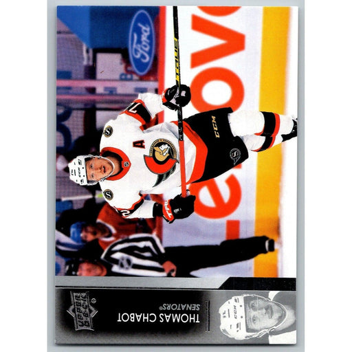 2021-22 UD Hockey Series 1 Thomas Chabot Ottawa Senators #127 - Collectible Craze America