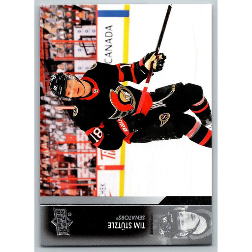 2021-22 UD Hockey Series 1 Tim Stutzle Ottawa Senators #130 - Collectible Craze America