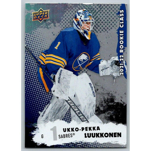 2021-22 UD Hockey Series 1 Ukko-Pekka Luukkonen RC Buffalo Sabres #RC-8 Rookie - Collectible Craze America