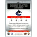 2021-22 Upper Deck Hockey Series 1 Debut Dates #DD-9 Jack Rathbone Vancouver - Collectible Craze America