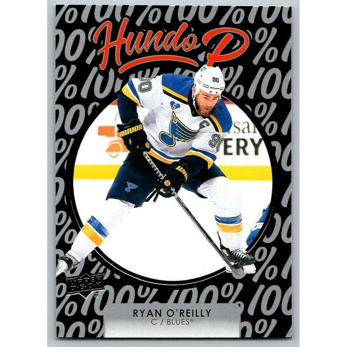 2021-22 Upper Deck Hockey Series 1 Hundo P #HP-17 Ryan O'Reilly St. Louis Blues - Collectible Craze America