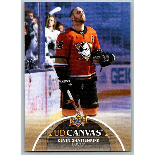 2021-22 Upper Deck Hockey Series 1 UD Canvas #C3 Kevin Shattenkirk Anaheim Ducks - Collectible Craze America