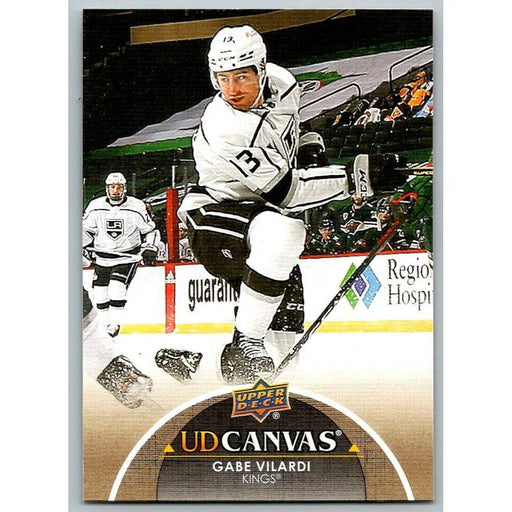 2021-22 Upper Deck Hockey Series 1 UD Canvas #C39 Gabe Vilardi Los Angeles Kings - Collectible Craze America