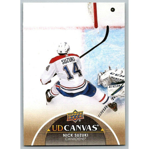 2021-22 Upper Deck Hockey Series 1 UD Canvas #C45 Nick Suzuki Montreal Canadiens - Collectible Craze America