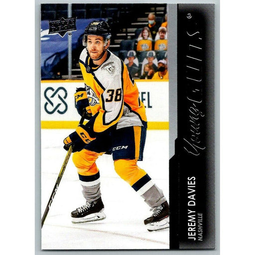 2021-22 Upper Deck Hockey Series 1 Young Guns #237 Jeremy Davies RC Nashville - Collectible Craze America