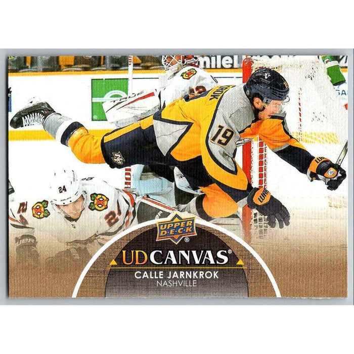 2021-22 Upper Deck UD Canvas #C47 Calle Jarnkrok Nashville Predators - Collectible Craze America