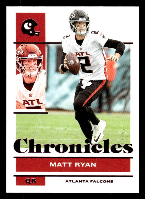 Matt Ryan 2021 Panini Chronicles Football Chronicles Pink Front of Card