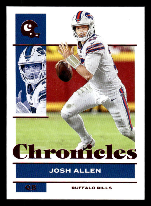 Josh Allen 2021 Panini Chronicles Football Chronicles Pink Front of Card