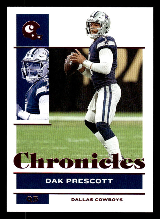 Dak Prescott 2021 Panini Chronicles Football Chronicles Pink Front of Card