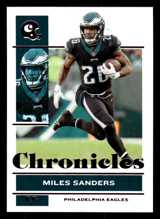 Miles Sanders 2021 Panini Chronicles Football Chronicles Pink Front of Card