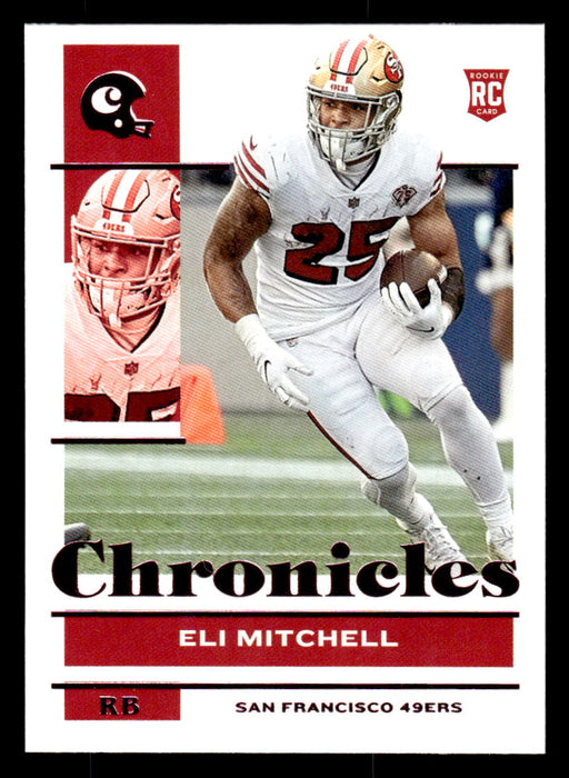 Eli Mitchell 2021 Panini Chronicles Football Chronicles Pink Front of Card