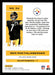 Ben Roethlisberger 2021 Panini Chronicles Football Chronicles Pink Back of Card