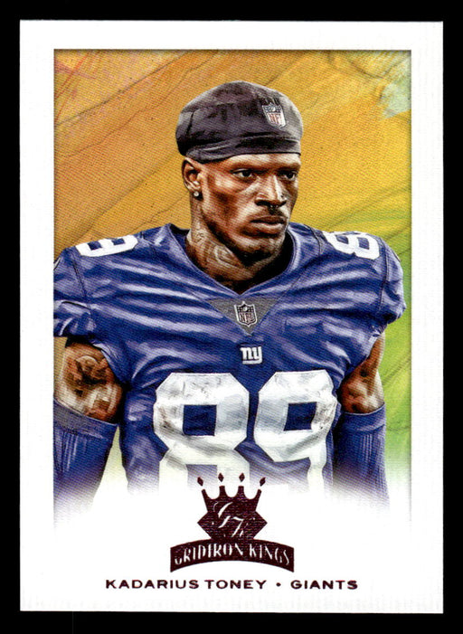 Kadarius Toney 2021 Panini Chronicles Football Gridiron Kings Pink Front of Card